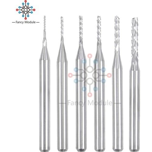 Diymore 0.5mm/0.8mm/1mm/1.2mm/1.5mm/2mm Micro PCB Drill Tool Tungsten Steel Drill for Print Circuit Board