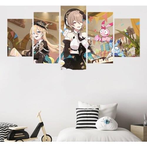 Big Yasha Japanese Anime 5 Board Popular Home Decor Classic Nordic Childrens Room Gift Modular Modern Poster