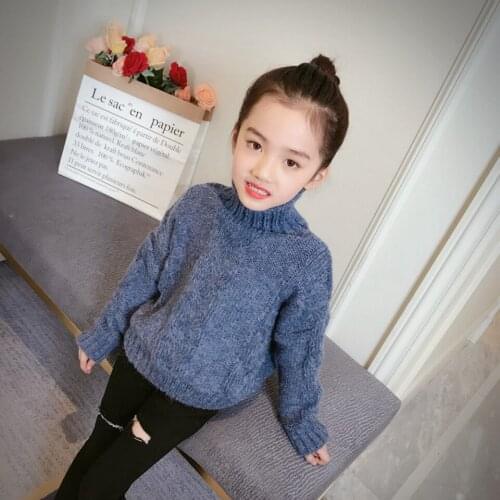 KAQUKAQI Warm Sweaters For Girls