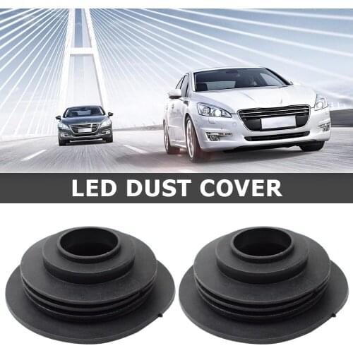 2Pcs Headlight Lamp Light Rubber Dust Cover Car Motorcycle HID LED Headlight Dust Cover Dustproof Sealing Headlamp Bulb