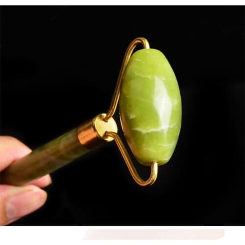 Facial Massager Natural Jade Stone Face Massage Roller Gua Sha Skin Relax Face Scraper Guasha Lift Anti Wrinkle Hoofdmassage