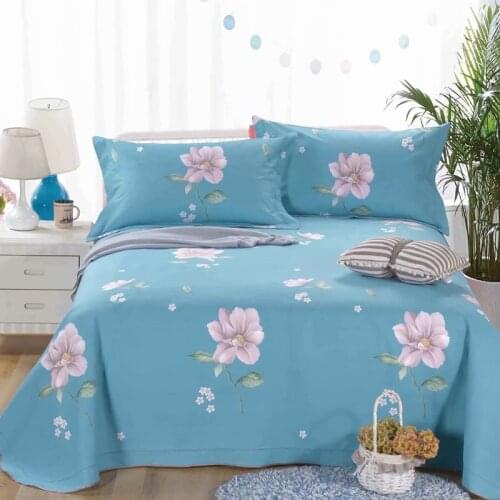 Multicolor grids bed sheet bed sheets twin queen size bed lines 100% Cotton flat sheets king size pretty bedding sheet