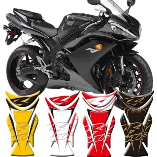 Motorcycle 3D Fuel Tank Protective Stickers Decals For Yamaha YZF R1 2004-2006 Tank Protective Stickers