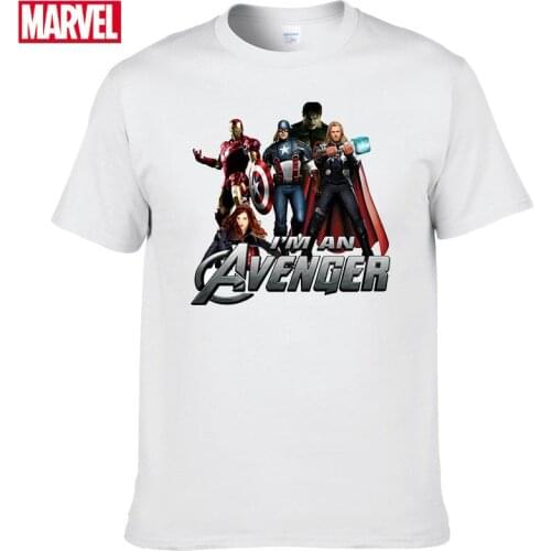 Marvel The Avengers Short sleeve tee fashion mens t-shirts 2021 Summer T-shirt cotton graphic t shirts #9
