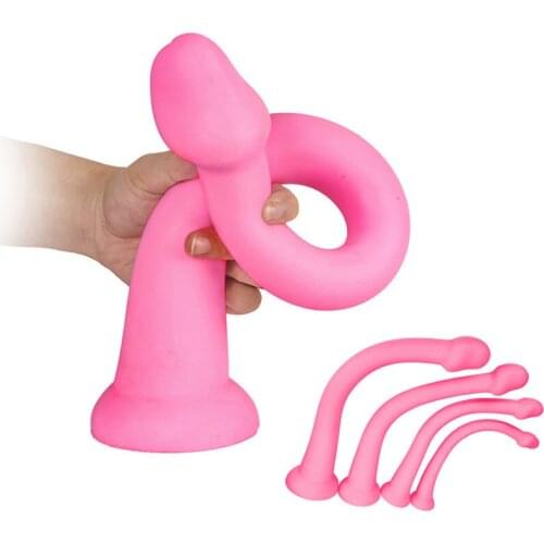 Soft Silicone 55cm Long Vagina Dildo For Women Sex Toys For Men Prostate Massager With Suction Cup Anal Plug Anus Stimulation