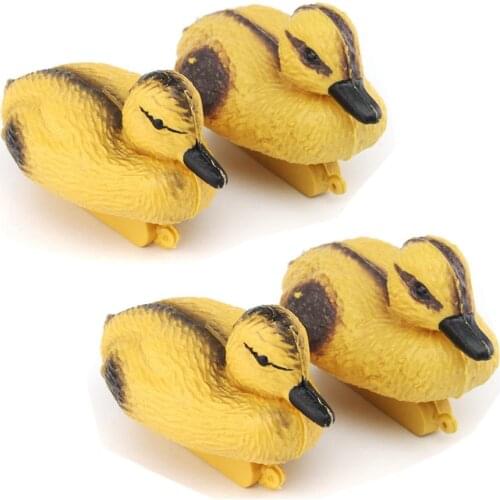 Pack-4 Floating Duck Ducklings Garden Ornaments for Garden Park Pool Fish Pond Decoration