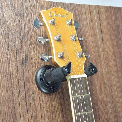 Wall Mount Holder Hook Guitar Hanger Stand Guitar Acoustic Guitar Mandolin Ukulele (Black) Musical Instruments Accessories