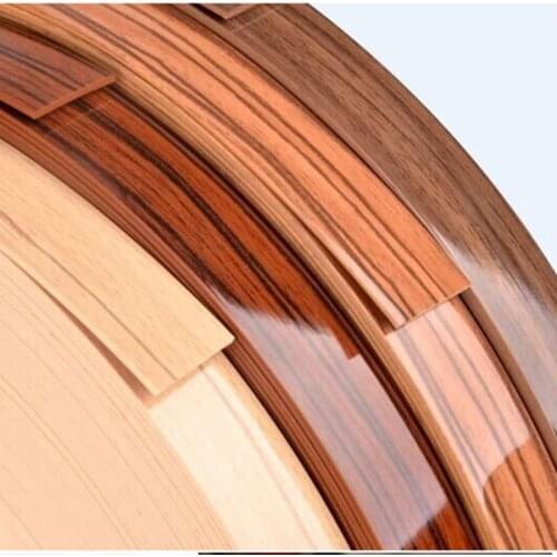 Flame Retardant Edge Banding Edgeband for Formica Board Panel 23mm 55mm Glossy White Black Gray Marble Pearlescent Wood Grain