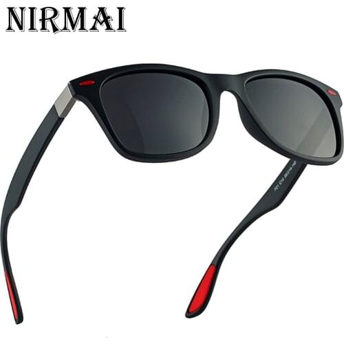 Sports Polarized Sunglasses for Men Women Driver Shades Male Vintage Sun Glasses Spuare Mirror Summer UV400 Polaroid