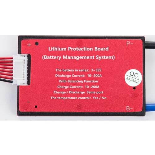 Smart Same Port 25S 100A bms for lTO Battery Packs Protection Circuit Board