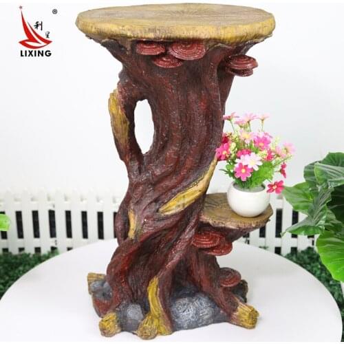 The rockery water fountain bonsai crafts creative Home Furnishing decoration Feng Shui lucky decoration base