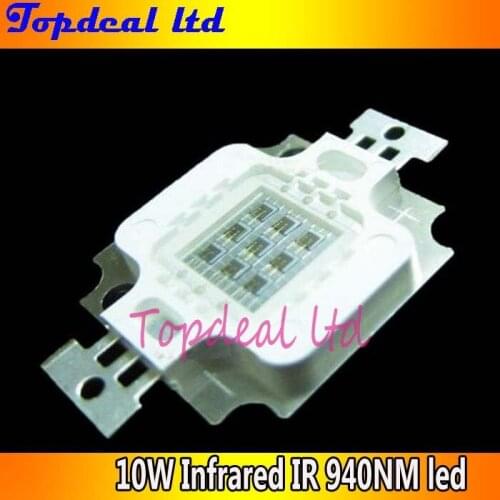 High Quality infrared 10W IR 940nm Infra-red High Power LED Diodes Chip bulb Lamp New
