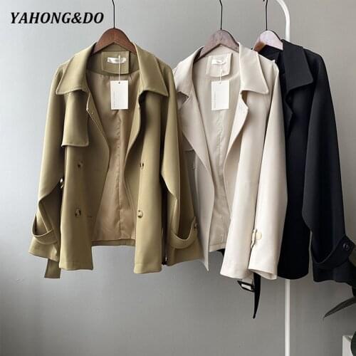 Женские короткие тренчи YAHONG&DO China At AliExpress