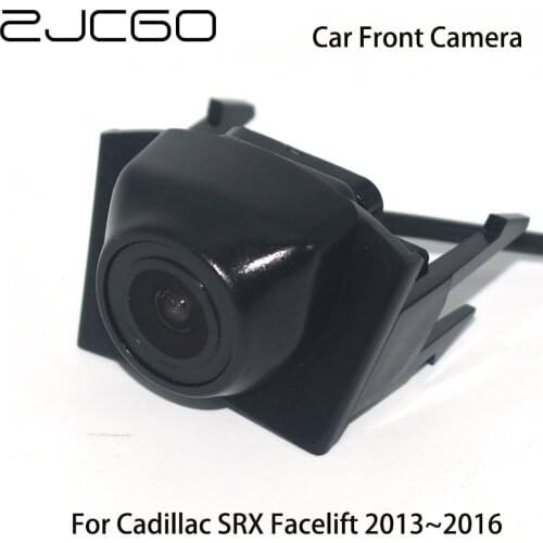 ZJCGO CCD HD Car Front View Parking LOGO Camera Night Vision Waterproof Positive for Cadillac SRX Facelift 2013 2014 2015 2016