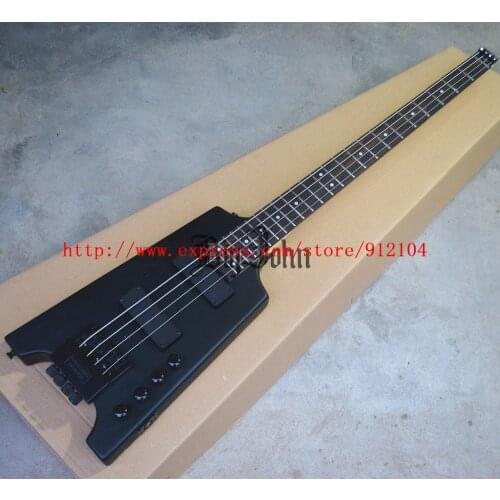 New 4 strings headless electric bass guitar matt black BJ-123