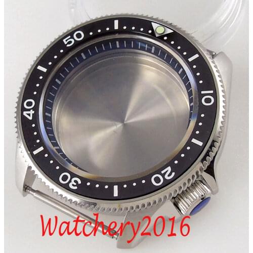 Sapphire Crystal 316L Stainless Steel Watch Case Ceramic Bezel 20Bar Water Resistance Case Suitable For NH35A/NH36A Movement