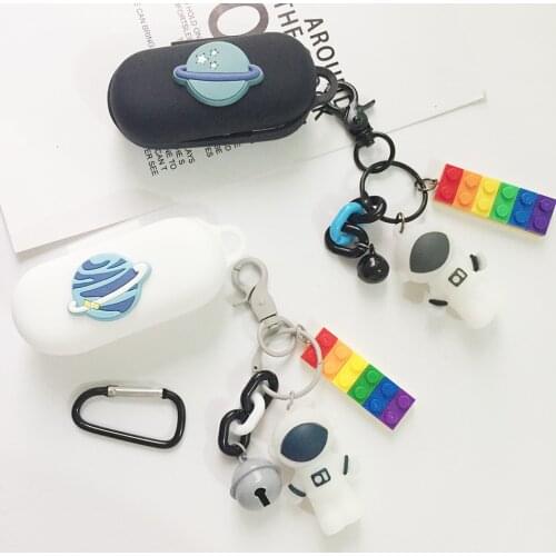 For Oneplus Buds Z Case Cartoon Key Hook Silicone Protective Case For One Plus Buds Z Wireless Bluetooth Earphone Cover