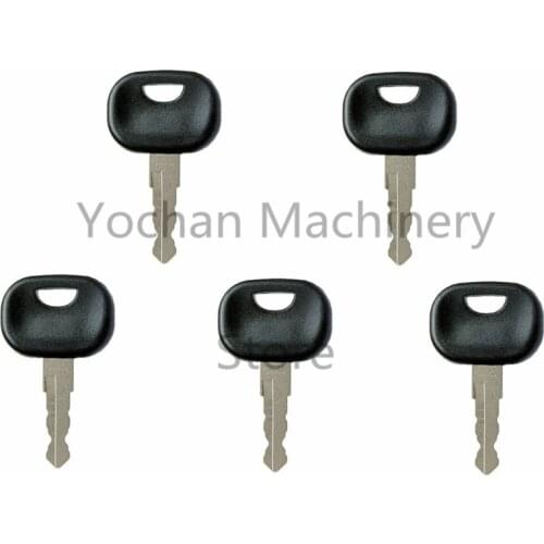 5 Pcs 202 Key For John Deere Minis & Tractors For Volvo Wheel Loaders Heavy Equipment