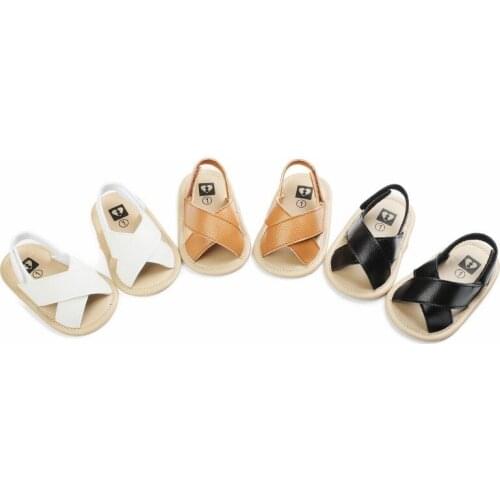 0-18M Baby Boys PU Leather Shoes First Walkers Kids Toddlers PU Soft Soles Sneakers 3Colors