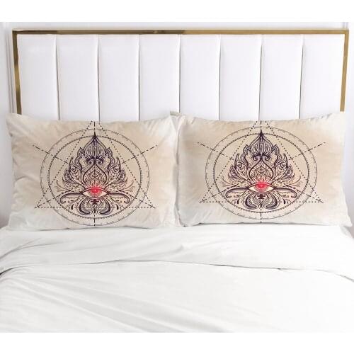 Customize 3D 2PCS Pillow Cases Decoration Throw Pillow Cover Bedding PillowCase 80x80 50x70 Home textile Bohemia Drop Ship