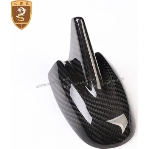 New Fashion Real Carbon Fiber car antenna cover fits for Maserati Paste style carbon fiber black shark fin car styling 00817