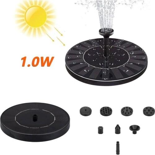 Solar Power Floating Fountain Water Pump Brushless Motor Solar Fountain For Garden Pool Garden Solar Decor Fountain Dropshipping