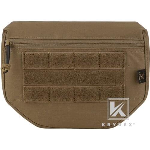 KRYDEX Tactical Dangler Drop Dump Pouch Fanny Pack Tool Storage Bag Front Pocket For Plate Carrier JPC AVS CPC APC RRV Vest CB