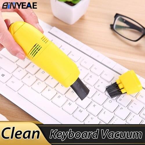 Mini Portable Keyboard Cleaner Vacuum USB Laptop Computer Keyboard Vacuum Cleaner Dust Cleaning Brush Computer Laptop Cleaning