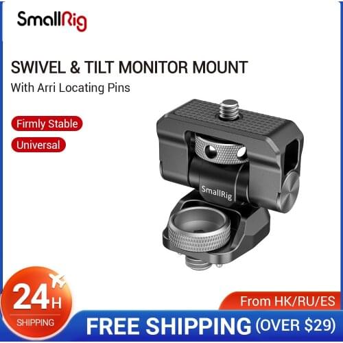 SmallRig Swivel and Tilt Monitor Mount with Arri Locating Pins For 5”and 7” Screen Monitor EVF Mount - 2348