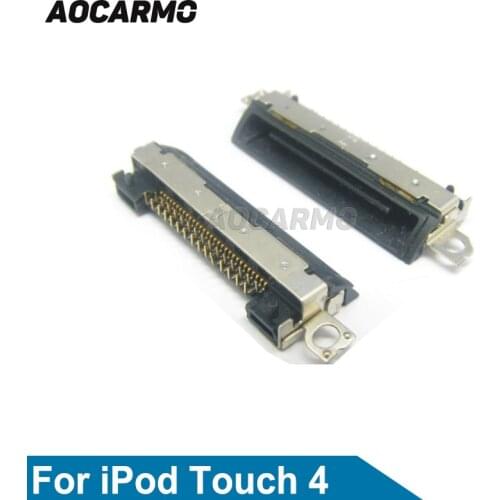 Aocarmo Charging Charger Port Dock Connector Flex Cable For iPod Touch 4 4th