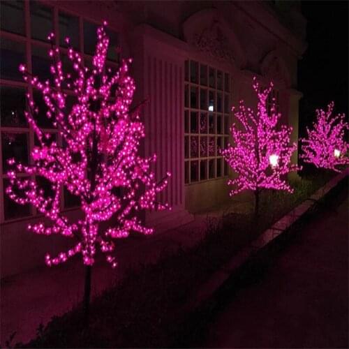 Outdoor Waterproof 1.5M Led Cherry Blossom Tree Lamp 480LEDs Christmas Tree Light For Fairy Garden Landscape Decoration