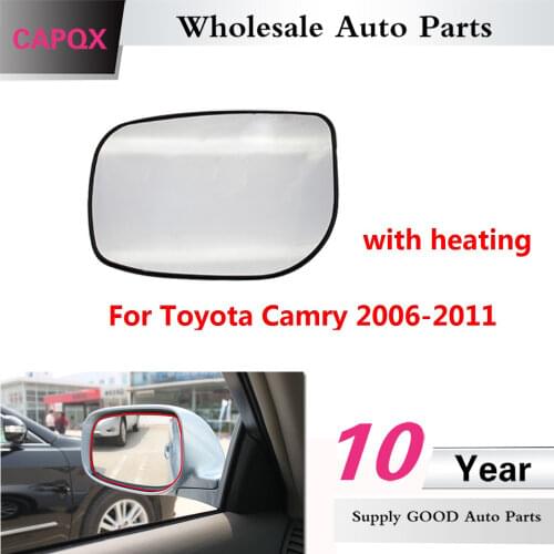 CAPQX Outside Rearview Mirror Glass Mirror Lens heating For Toyota Camry ASIAN Aurion 2006 2007 2008 2009 2010 2011 ACV4# AHV41