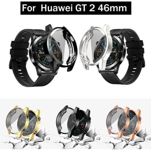 For Huawei Watch GT 2 42mm 46mm Case TPU Screen Protector Cover for GT2 46mm Watch Scratch-resistant Shell Bumper Accessories