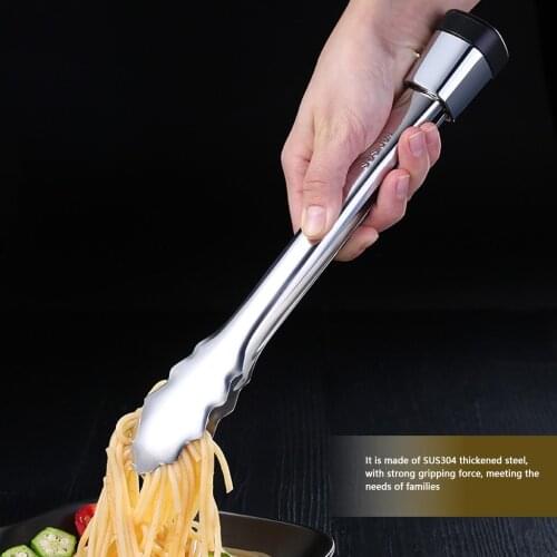 Stainless Steel Anti-Scald Bread Steak Clip Barbecue Clip Baking Tool Food Clip Steak Groente Pasta Barbecue Tang Keuken Tool