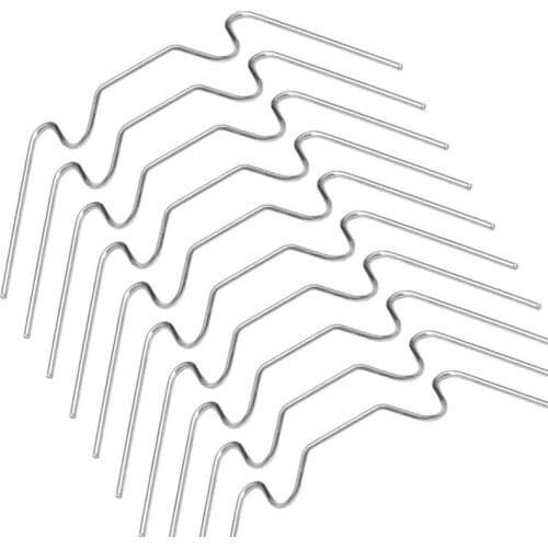 Stainless Steel Greenhouse Glazing Clips W Wire Clips Glass Pane Fixing Clips W Type Fixing Clips for Greenhouses