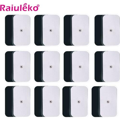 100/50Pcs Tens Electrode Pads Self Adhesive Replacement Muscle Stimulator Therapy Pads Electric Digital Machine Massager Sticker