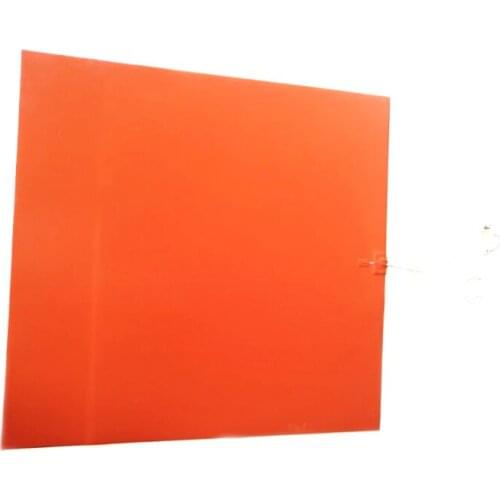 110V 800W 700*700*1.5mm 3D Printer Heat Plate adhesive 1 side 100k thermistor 1000mm lead wire