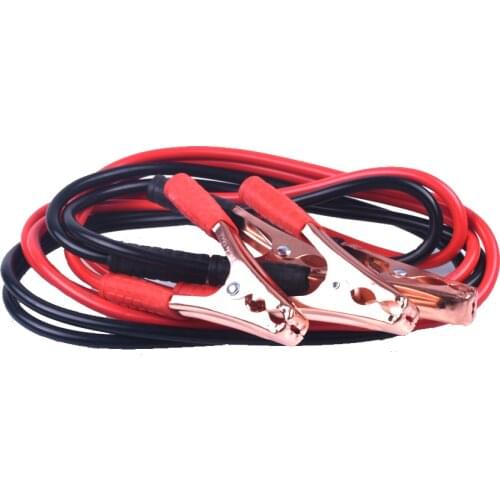 2pcs/lot Car battery emergency battery cable car ride FireWire cable battery clip power lines 500A