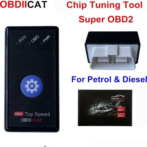 50pcs/lot Power Prog NitoOBD2 With Reset Button Car Chip Tuning Box For Diesel/Benzine Cars EcoOBD2 Eco OBD2 Reset Nitro OBD2