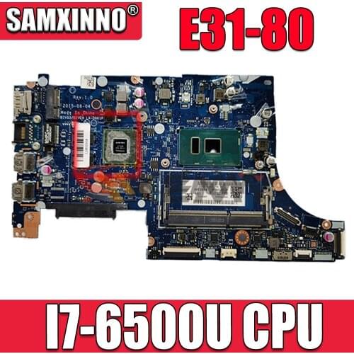 Akemy BIVS3 BIVE3 LA-D061P For lenovo E31-80 laptop motherboard SR2EZ I7-6500U N16V-GM-B1 Mainboard works