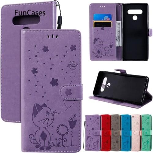 Bee Telephone Cases For LG Q61 PU Leather Book Bag Cover LG Stylo 6 K40S V60 ThinQ 5G K41S 4 Q630 K40 K92 K61 Q60 K42 Hoesje
