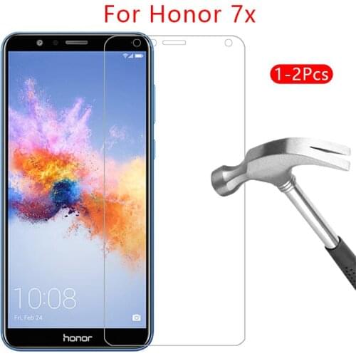 Case on honor 7x cover tempered glass screen protector for huawei honer 7 x x7 honor7x 5.93 protective phone coque accessories