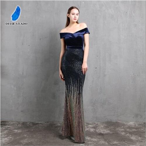 Womens Off Shoulder Dresses DEERVEADO China