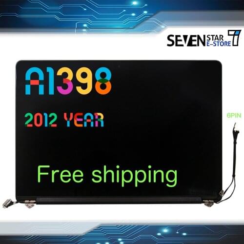 For APPLE Macbook Pro Original 15.4'' A1398 LCD LED Screen Assembly MC975 MC976 Mid 2012 Early 2013