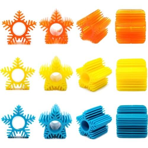 CAITEC Dog Toys Snowflake Ball Bouncing Ball Floatable Pet Toys Best for Tossing Chasing Suitable for Small Dogs Multiple Colors