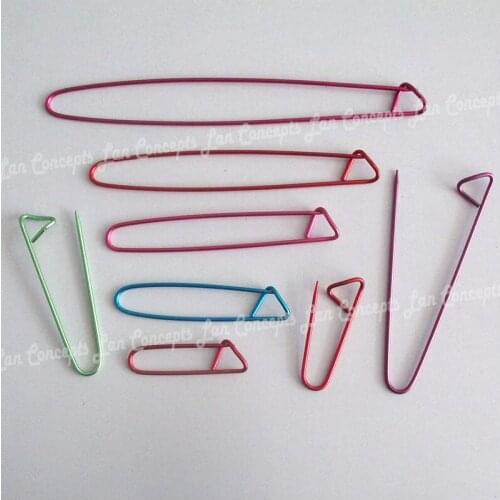Wholesale DIY Knitting Tool Crochet Locking Stitch Marker Safety Pin - mixed 5 sizes 100pcs/lot free shipping