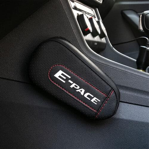 Pu Leather Knee Pad handrail pad Interior Car Accessories For Jaguar Epace