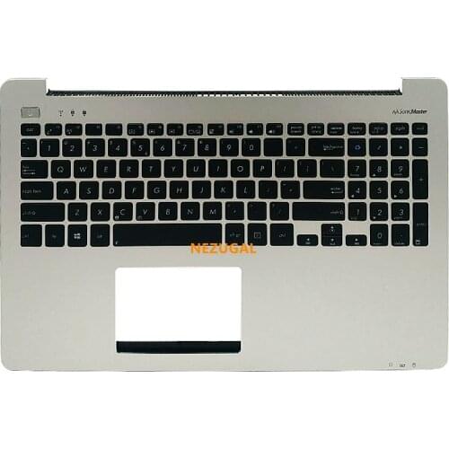 For ASUS S551 LA LB S551L S551LN V551 K551 K551L Palmrest Top Cover C Shell Upper case KB bezel US Laptop Keyboard