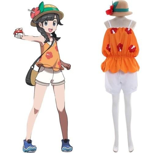 Cosplaydiy Pocket Monsters Ultra Sun Girls Costume Ultra Sun Cosplay Costume L320
