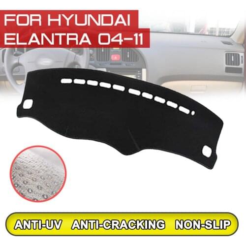 For Hyundai Elantra 2004 2005 2006 2007 2008 2009-2011 Car Dashboard Mat Anti-dirty Non-slip Dash Cover Mat UV Protection Shade